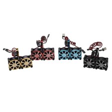 5V-10V 36mm Motor Heatsink Dual Cooling Fan For Axial SCX10 Traxxas TRX4 RC Car