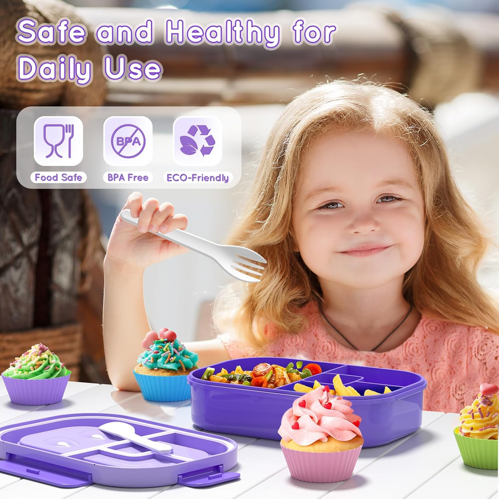 Kids & Adult Bento Lunch Box 1300ML Perfect Portion Control