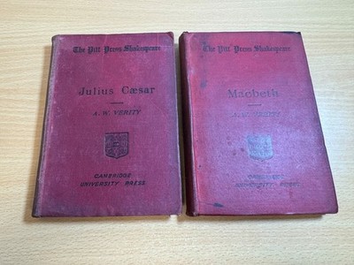 Julius Caesar & Macbeth by A. W. Verity 1908/10 Cambridge University Press