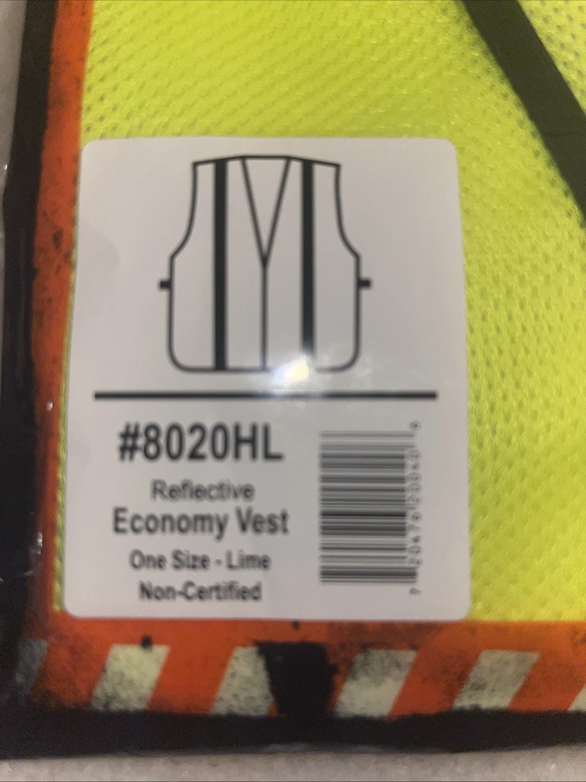 9 High Vis Green Ergodyne GloWear Non-Certified Reflective Vest  One Size 8020HL image 3