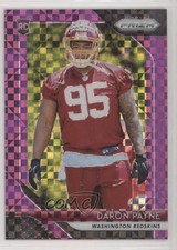 2018 Panini Prizm Rookie Purple Power Prizm 33/49 Daron Payne #245 0ad