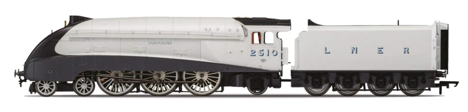 Hornby R30457 OO Gauge Hornby Dublo LNER Class A4 4-6-2 2510 Quicksilver 90th An