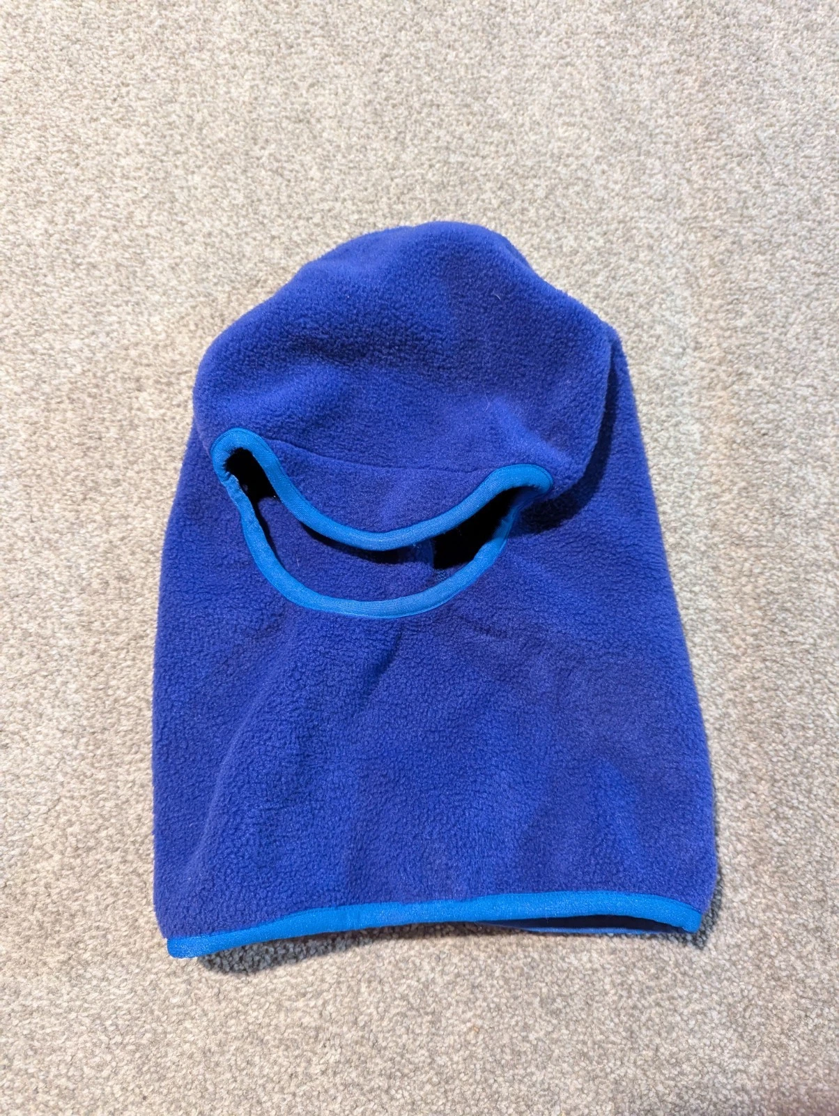 Vintage Patagonia Balaclava Mens One Size Purple Blue Fleece 90s Ski Snowboard