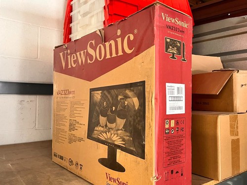 * NOS" - ViewSonic VA2323WM - 23" 1080p - VGA & DVI-D LED Backlit LCD Monitor - Picture 1 of 5