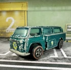 Hot Wheels Redline 1969 Volkswagen Beach Bomb Spectraflame Aqua, No Boards