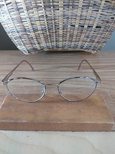 Safilo K49 HK4 Eyeglasses Frames Purple/Gold Made In Italy
