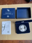 2021 W American Silver Eagle PROOF 1 Oz Silver With Box And COA  21EA