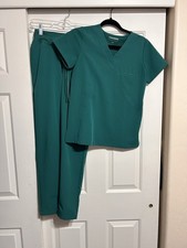 Mandala Scrubs Set Hunter Green Womens XXS 2-Piece Uniform