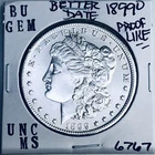 1899 O BU GEM MORGAN SILVER DOLLAR UNC MS+++ U.S. MINT RARE COIN 6767