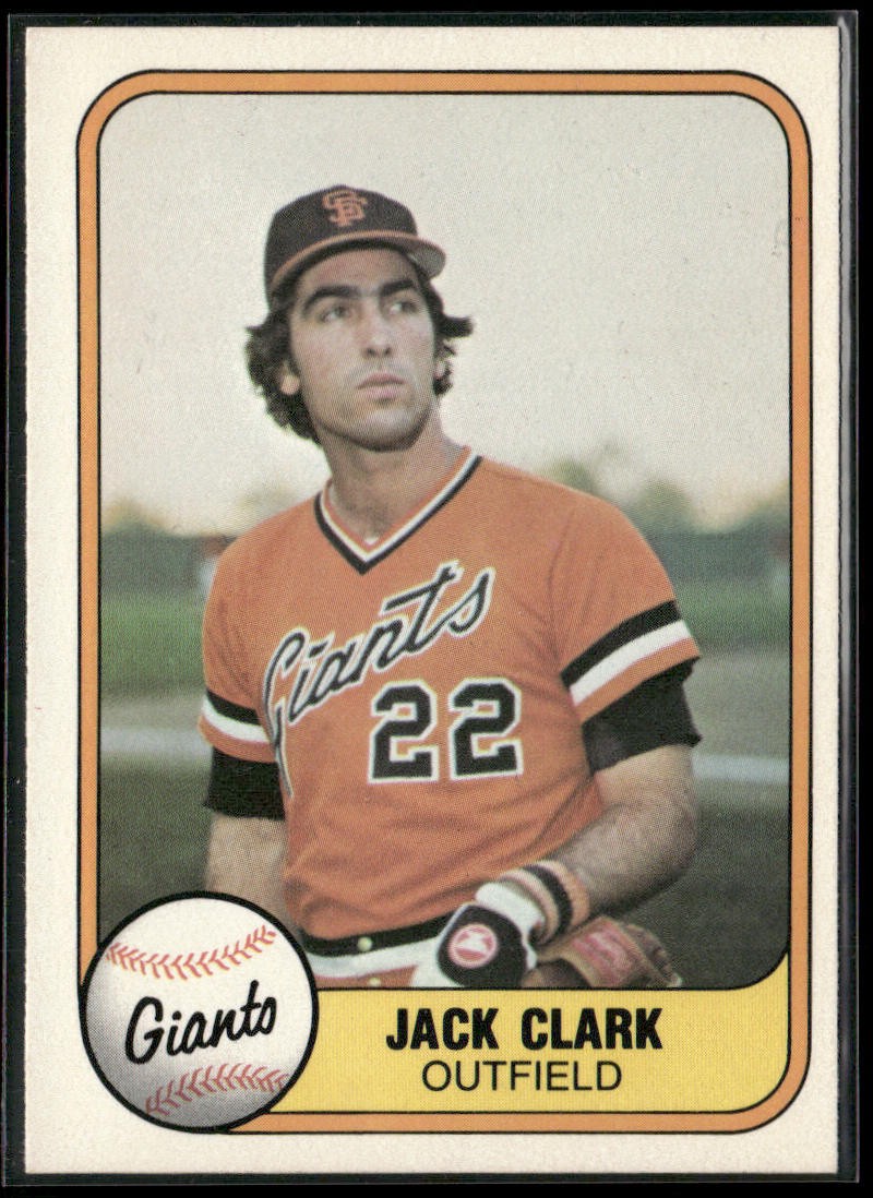 1981 Fleer #433 Jack Clark