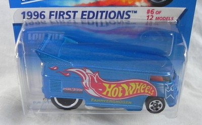 Hot Wheels 1996 1st Edition VOLKSWAGEN VW Drag Bus Fahrvergnugen