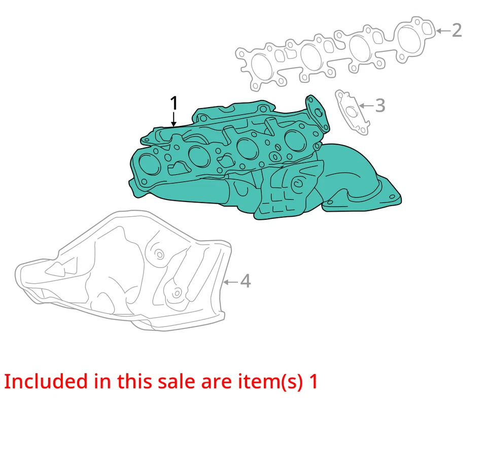 Toyota Tundra 2007-2021 turbocompresor colector de escape con turbocompresor MTSIW Foto 3 de 4