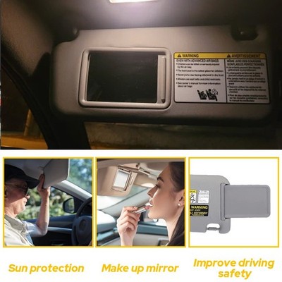 Left Driver Side For Toyota RAV4 Sun Visor 2006~ 2012 Left Gray Shade Shield