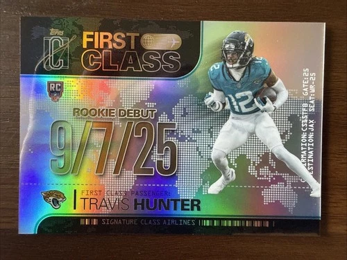 2025 Topps Signature Travis Hunter Base (RAW)