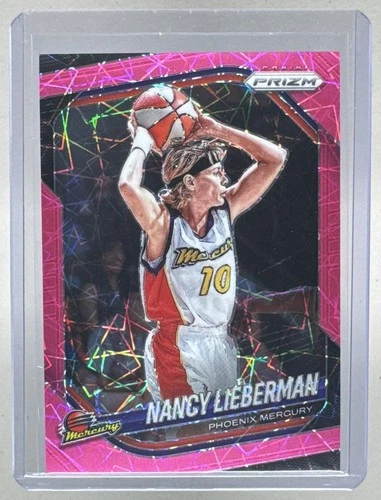 Nancy Lieberman 2025 Panini WNBA Prizm #34 Pink Velocity /79