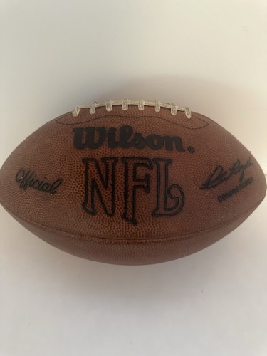 Vintage 1980’s Wilson Official NFL Commissioner Pete Rozelle Leather Football - Bild 4 von 4