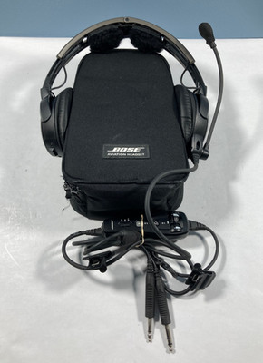 Bose A20 Aviation Headset Dual GA Plug with Bluetooth + Soft Case