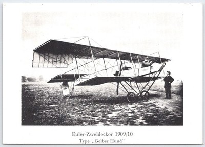 August Euler Biplane Oelde 1968 Special Postmark German Aviation Postcard