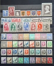 France 1944 Année complète n° 599 à 668, NEUFS** LUXE