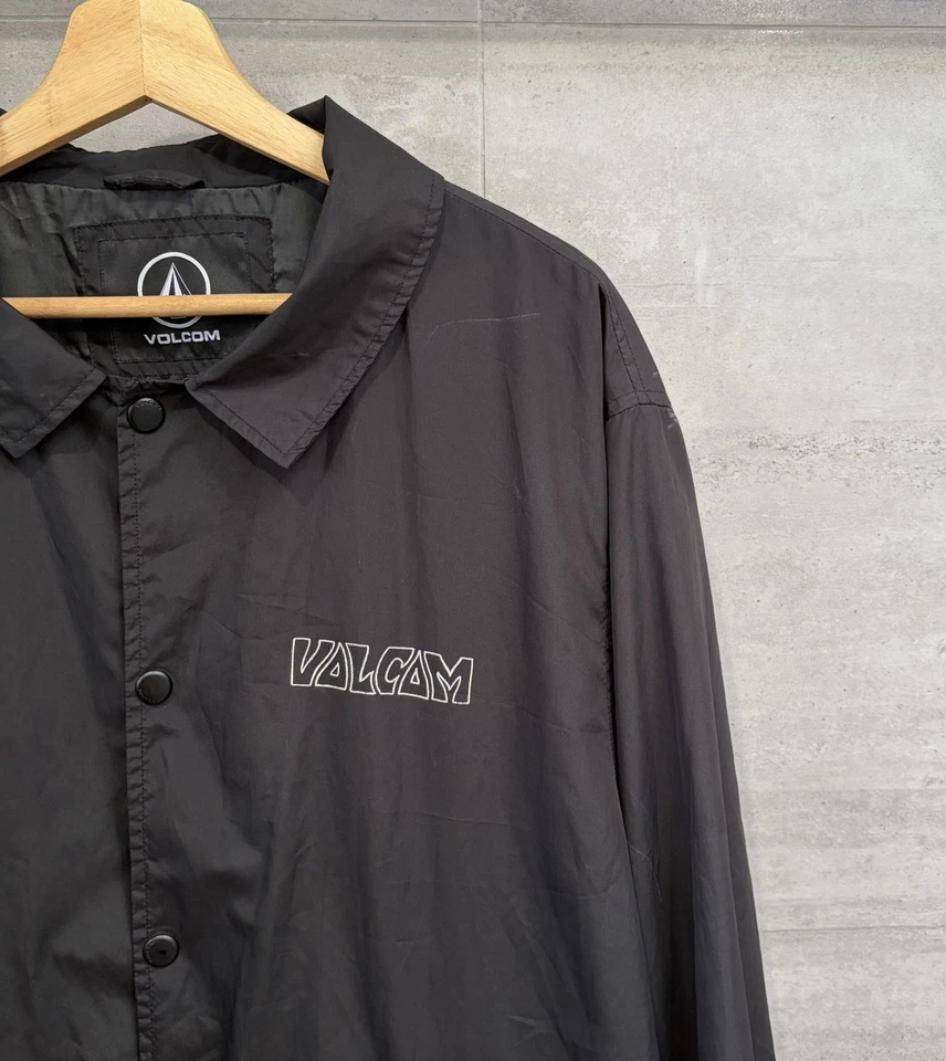 Volcom Men’s Windbreaker Jacket Black Size 2XL - Image 4 of 4
