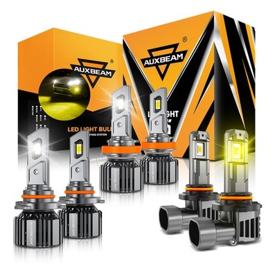AUXBEAM F15 9005 H11 LED Headlight/9145 Fog Light For Ford Expedition 2018-2025