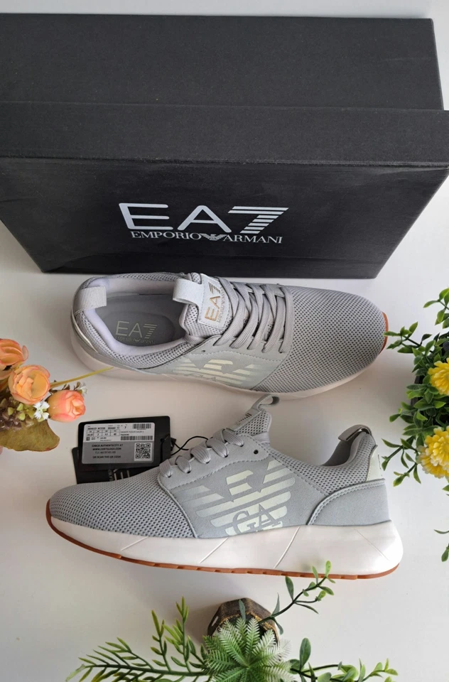 EA7 Emporio Armani Sneaker Fusion Racer U Gris EU 40 X8X023 XCC05 - Photo 3/4