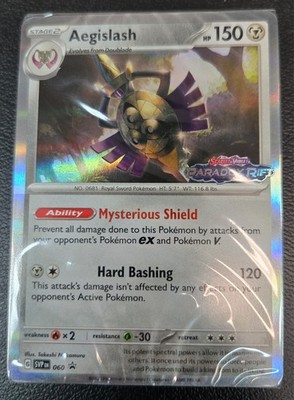 Pokemon Paradox Rift Build & Battle Aegislash Deck Sealed