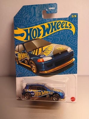 Hot Wheels '92 Honda Civic EG Pearl and Chrome Series #2/6 Diecast 1:64 Scale