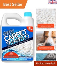 Carpet Cleaning Solution 5L - Ocean Splash, Concentrated & Odour Eliminator 4.40 per litre