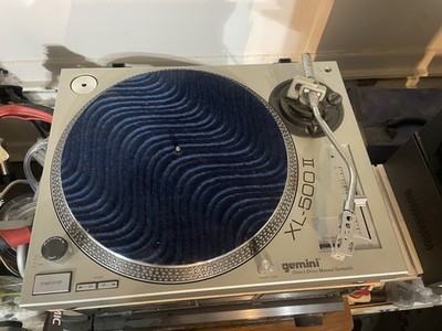 Gemini XL-500 II Professional DJ Direct Drive Manual Record Player Turntable VTG