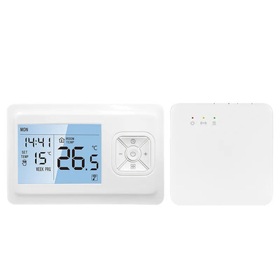 Smart Home Tuya Wifi Thermostat Gas Boiler Wireless Battery Operated Wifi Thermo