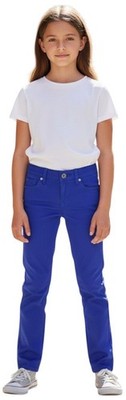 Mädchen Blue Denim Jeans 5 Taschen Schleife Detail auf Gesäßtaschen Kinder Kids
