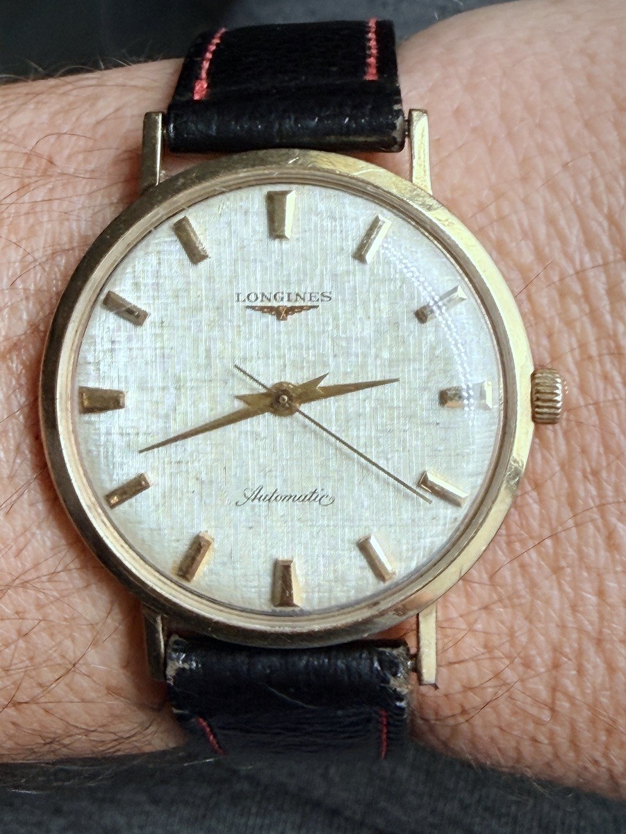 Longines Automatic 14K Solid Heavy 35mm Case Orig… - image 11