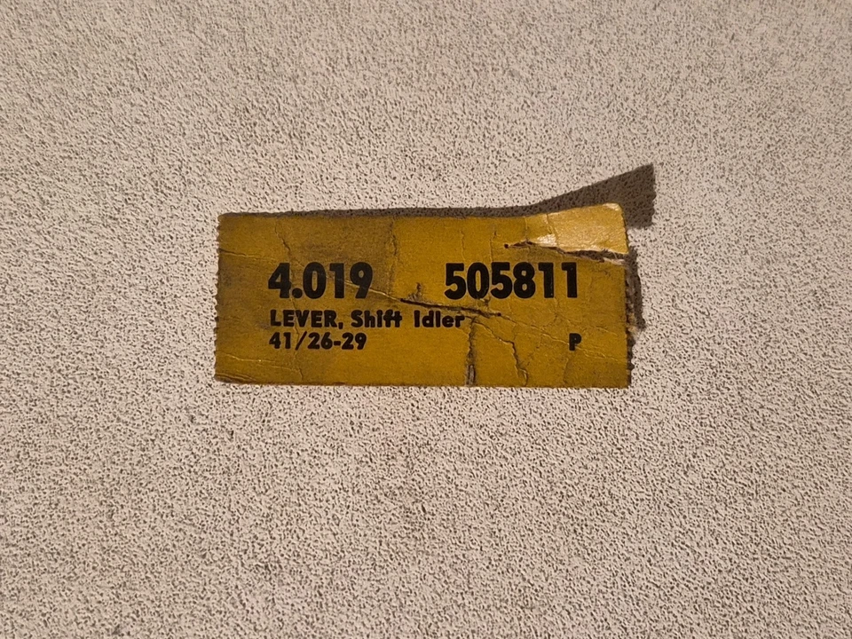 GM 1941 Pontiac palanca de cambios rueda loca nueva parte # 505811 Foto 2 de 4