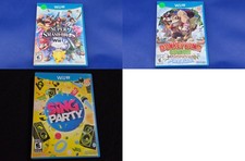 3 Wii U games - Sing Party, Donkey Kong Tropical Freeze, Super Smash Bros