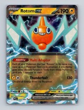 Rotom ex 029 2025 Pokemon Phantasmal Flames Double Rare Card NM+ (d)