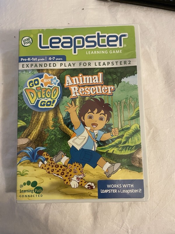 Leap Frog Leapster & Leapster 2 Go Diego Go Animal Rescuer Learning Game 4-7 yrs
