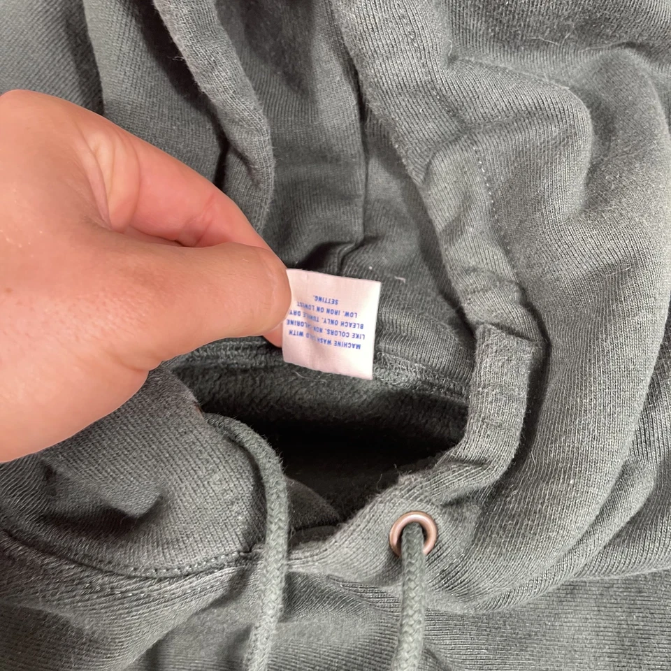 Sudadera con Capucha J Crew Para Hombre Grande Verde 14oz Heritage Polar Peso Pesado Foto 4 de 4