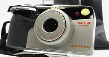 Olympus OZ 120 ZOOM Multi AF PANORAMA Point Shoot Film Camera N.Mint w/Pouch
