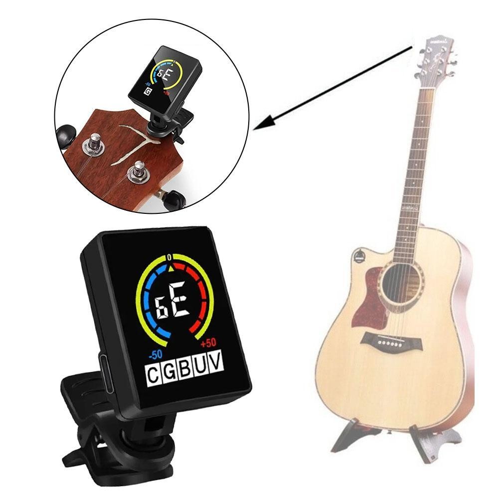 Clip On Tuner For Guitar, Bass, Violin, Banjo and Ukulele Accessories A7U2