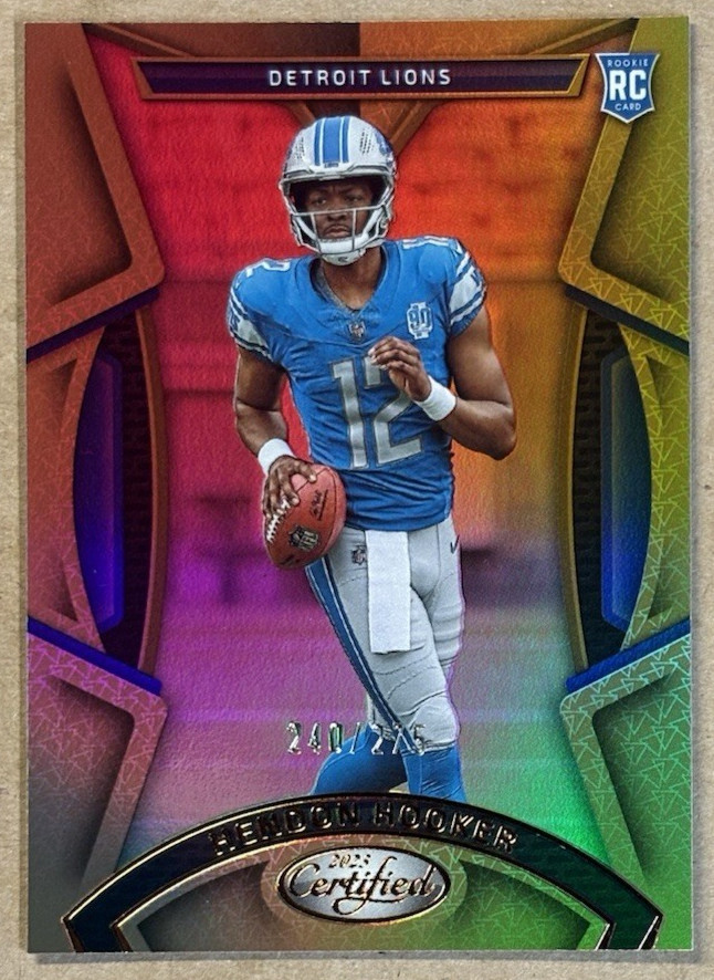 Hendon Hooker Bronze /275 2023 Panini Certified Rookie #150 (RC) Detroit Lions