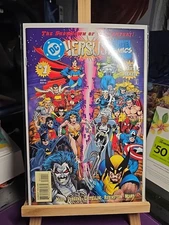 DC VERSUS MARVEL 1 COVER & ART DAN JURGENS JOE RUBINSTEIN PAUL NEARY RON MARZ .