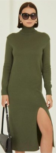 Line and Dot Neck Sweater dress Size M - Picture 10 of 12
