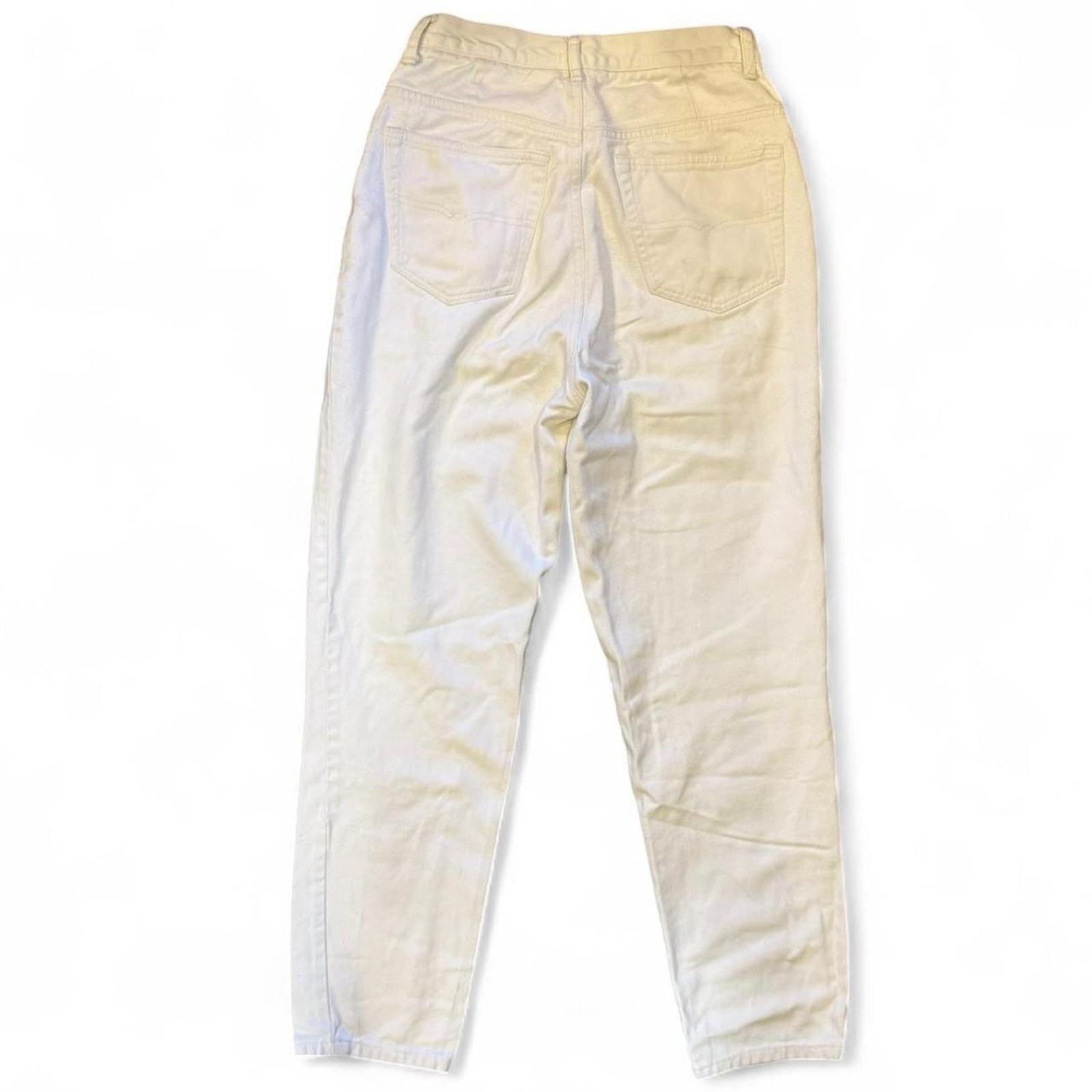 2000s indie sleaze everyday basic white high wais… - image 3