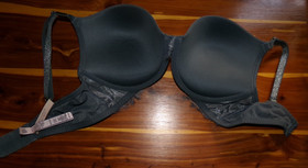 Victoria's Secret dream angels pushup gray with silver foil lace 38c nwt