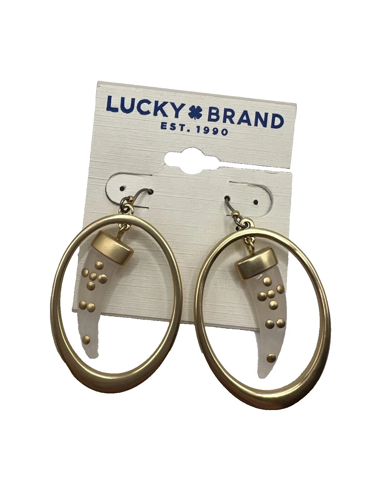 Pendientes de Moda Lucky Brand Horn