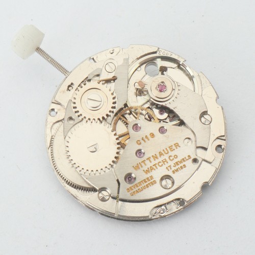 NOS Wittnauer C11G 17j Manual Wind Watch Movement New Old Stock Running - Picture 3 of 4