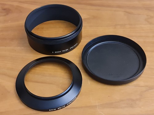Genuine CONTAX Complete HOOD SET for Zeiss 85mm f1.4 Lens - Japan - M1001 - Picture 5 of 7