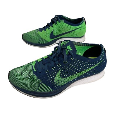 Nike Flyknit Racer Men’s Seattle Seahawks Blue Green 526628-403 trainer 