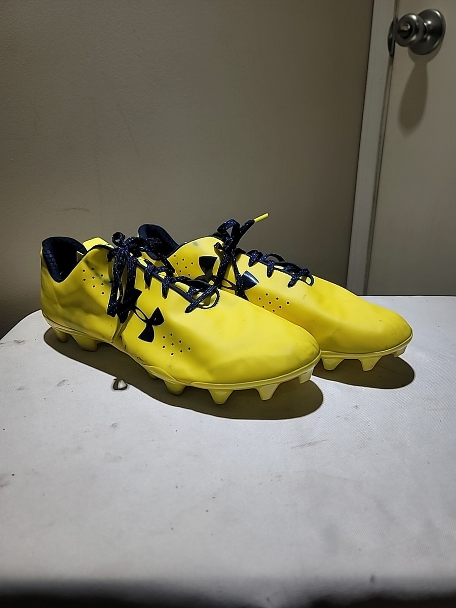 Under Armour Football Cleats Yellow/Metallic Yellow 1289201